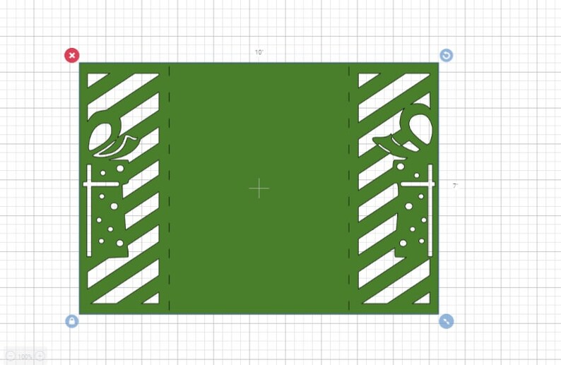 Download Set 2 SVG Templates Christmas Cards Cricut Silhouette ...