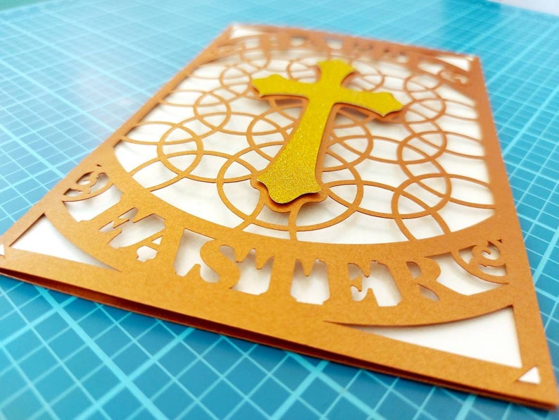 Happy Easter Card SVG Cricut Cut Files Templates Silhouette - Etsy