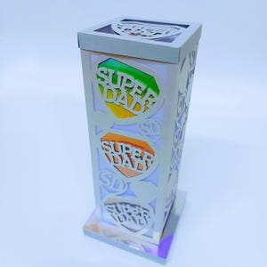 SVG Cricut ハッピー父の日ランタンランタンレーザーカットテンプレート シルエットカメオ ハッピー父の日誕生日お父さんギフト男性お父さんレーザーカット