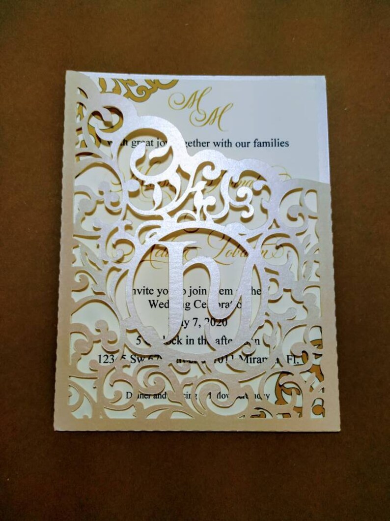 Download 5x7 SVG Laser Cut Wedding Invitation Envelope Card Cricut ...