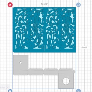 Mermaid SVG Lantern Centerpiece Cricut Laser Cut Template BIRTHDAY GIRL Party Decor Luminarie Cut File Silhouette Cameo summer mermaid lover image 4