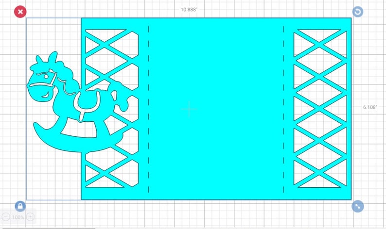 Download 2 SVG Files Template Baby Shower Invitation Gate fold Card ...