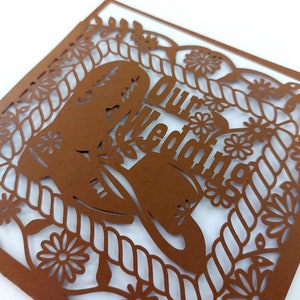 Modèle SVG Invitation d'enveloppe de mariage Boda Charra Mariage cow-girl Fiesta mexicaine Cricut Cartes de mariage Rancho découpées au laser DXF