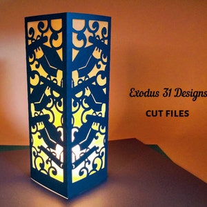 SVG Cut File Lantern Class of 2025 Cricut Graduation Party decor Centerpiece Laser Cut Cricut Silhouette Cameo DIY Luminaries template decor