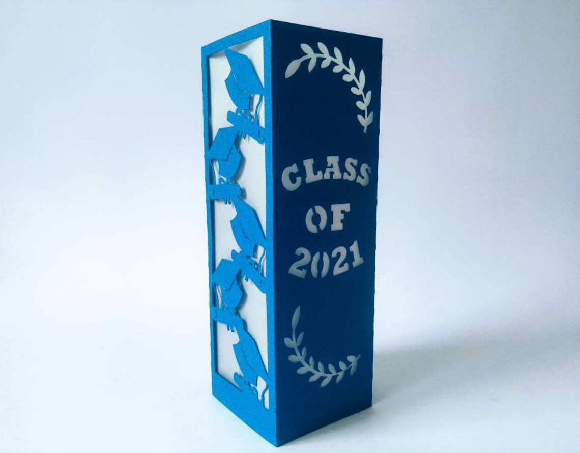 Download Senior 2021 SVG Lantern Template 3D Class of 2021 SVG ...