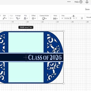 Class of 2026 Graduation Card SVG Template, Gate Fold Invitation ...