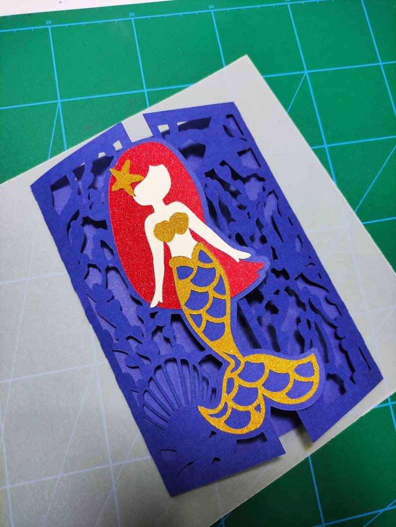 Free Free 175 Mermaid Invitation Svg SVG PNG EPS DXF File