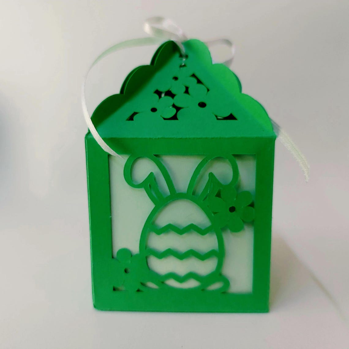 SVG Template Easter Favor Box Cut File Cricut Silhouette Cameo Laser ...