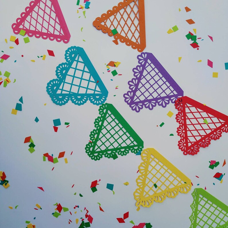 SVG FILES for CRICUT Blank Banners Templates Papel Picado