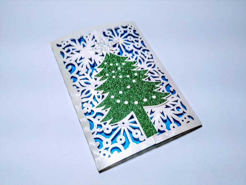 Bundle SVG Cricut Christmas Cards Cut Files Templates | Etsy