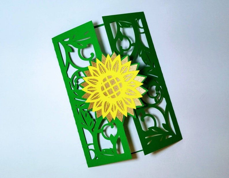 Download Sunflowers SVG Cricut Cut File Mothers Day Card Templates ...