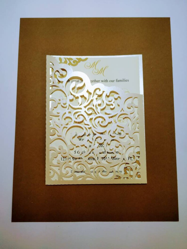 Download 5x7 SVG Laser Cut Wedding Invitation Envelope Card Cricut ...