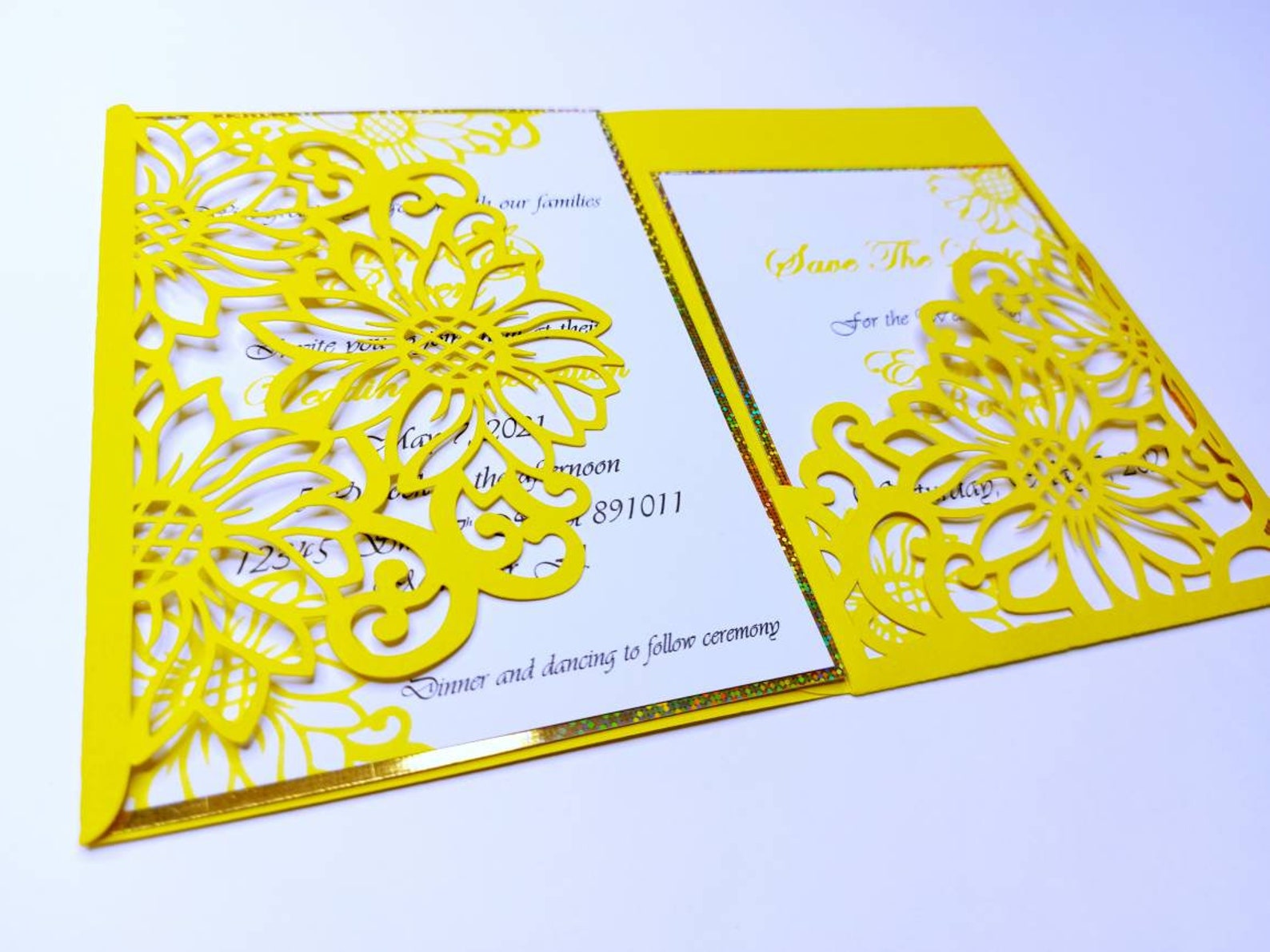 Download Wedding Invitations Sunflowers 5x7 in SVG Cricut Tri Fold - Etsy Wedding Invitations Sunflowers 5x7 in SVG Cricut Tri Fold - Etsy