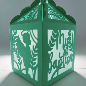 SVG Cut FILE Favor Box Cricut Templates Mi Baptism Angel Boy Souvenirs Silhouette Cameo Laser Cut Papel Picado Birthday Mexican Fiesta SVG