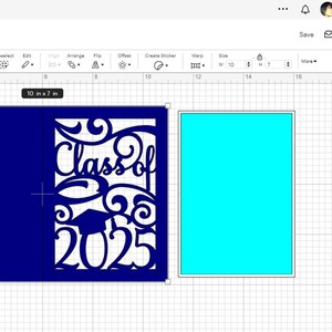 SVG Graduation Invitation Folder Card Class of 2026 Cricut Cut File Joy ...