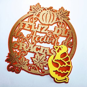 Feliz Dia de Ação de Graças SVG Cricut, Feliz Dia de Ação de Graças SVG Arquivo em capas Cricut Decoração de Ação de Graças topper de bolo Cameo Laser dxf