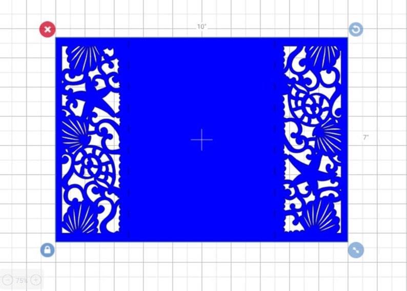 7 SVG Cut Files Cricut Set Marine Theme Under Sea Beach Wedding Invitation Tri Fold Pocket Envelope Boxe Lantern Laser Cut Silhouette Cameo