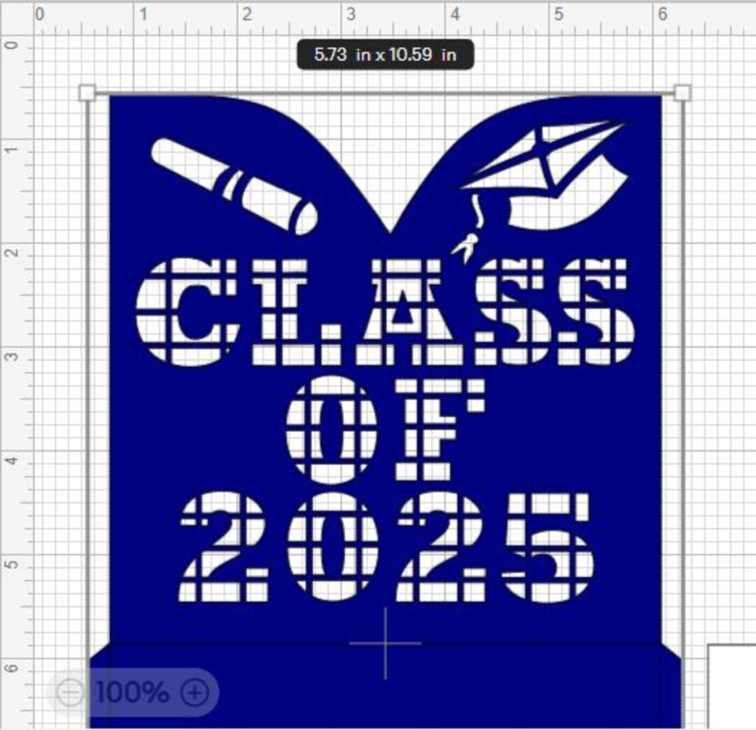 2025年卒業生 Cricut SVG カットファイル 挿入カード Cricut 封筒
