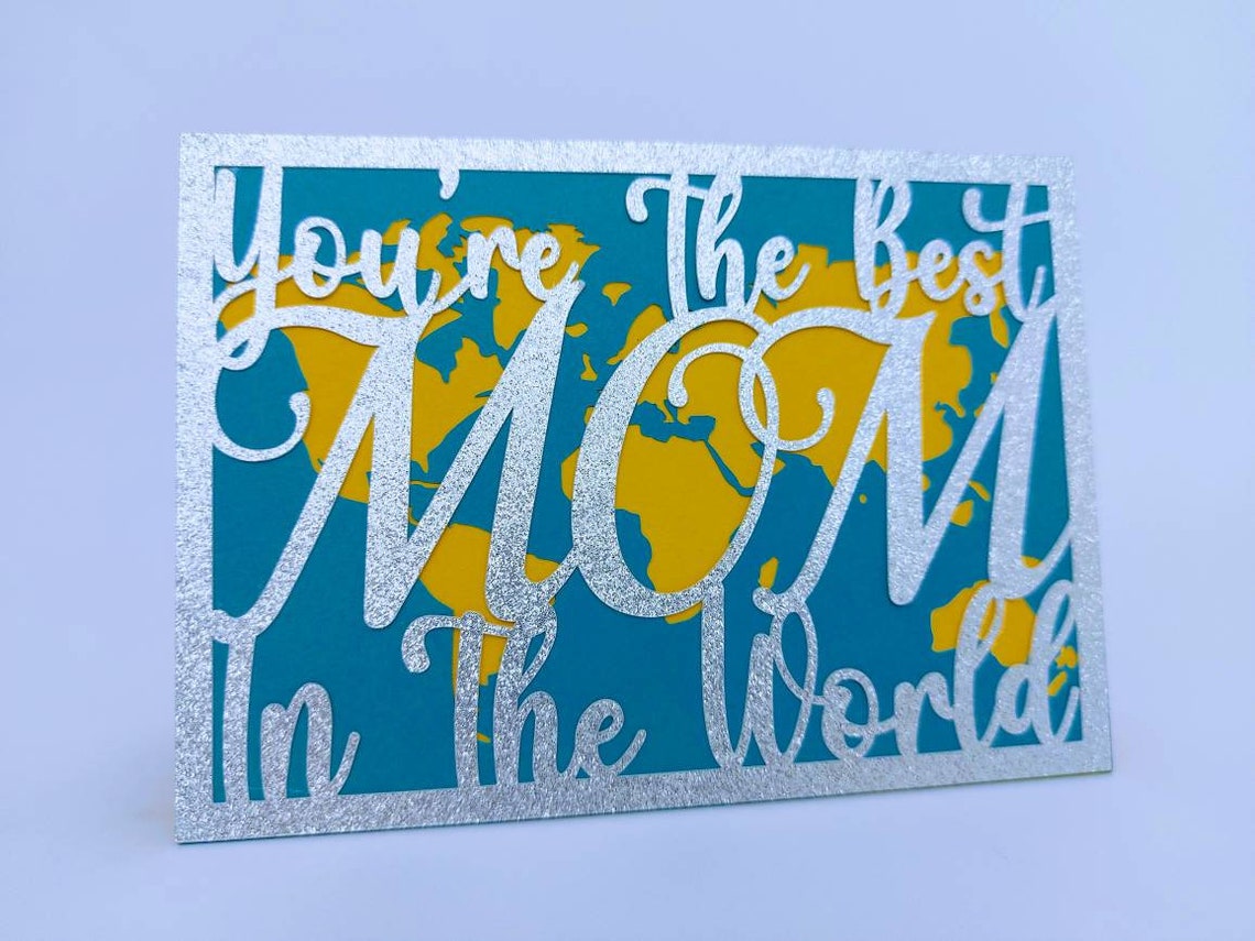 Download Mother's Day Card SVG Cut Files Cricut Folder Card Happy ...