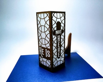 Lanterna SVG Centrotavola Pasquale File di Taglio Cricut Modello Lui è Risorto Biglietto di Buona Pasqua Taglio Laser Silhouette Cameo DXF Luminarie Decor Mt 28