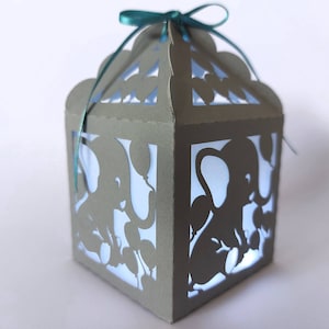 SVG Favor Box Baby Shower Cut Files Cricut Baby Elephant Balloons Gift ...