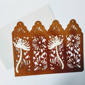 SVG Cutting File Cricut Dandelion Design Template Luminaries Lantern memorial Centerpiece Decor Dandelion Laser Silhouette Cameo Shadow Box image 5