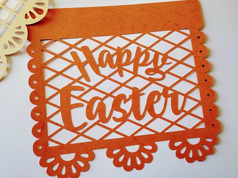 Download 5 SVG FILES Papel Picado Cricut Easter Banners Templates ...