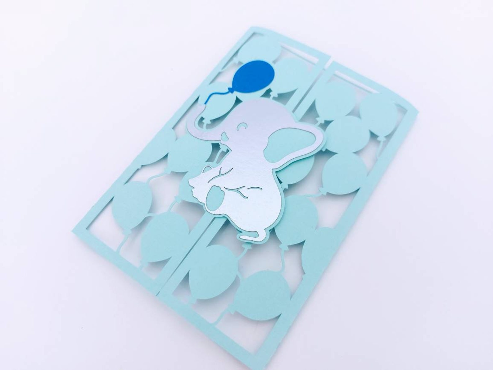 SVG Cricut Baby Shower Invitation Baby Elephant Boy Elephant Etsy