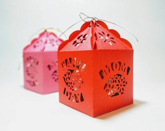 SVG Schnittdateien Cricut Geschenk Box Cricut Favor Box Glücklicher Tag Mama Vorlage Glücklicher Muttertag Souvenirs Cricut Silhouette Cameo DXF Laser-Schnitt