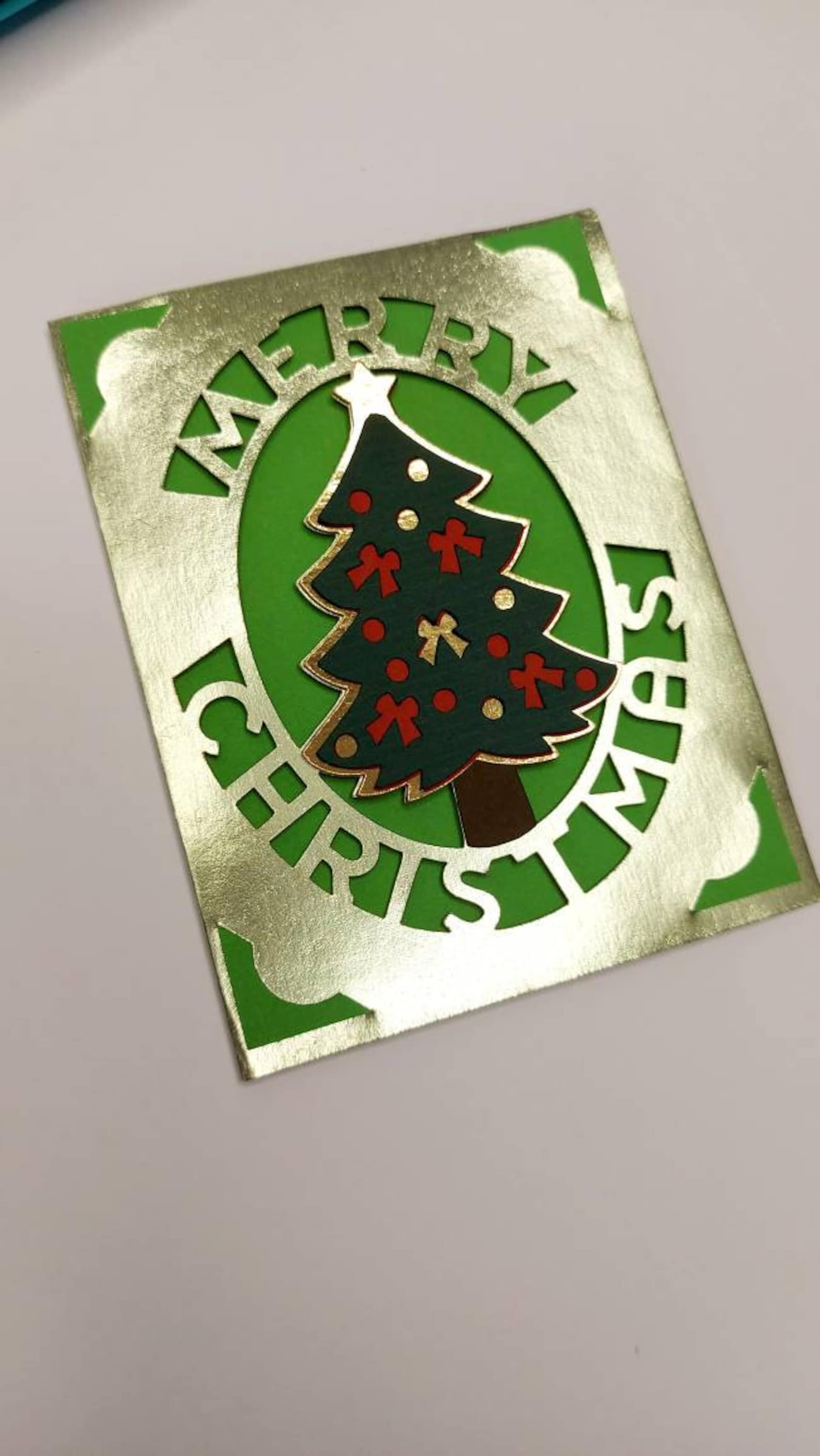 Christmas Cards Cricut SVG Cut Files Insert Card Cricut Joy  Etsy