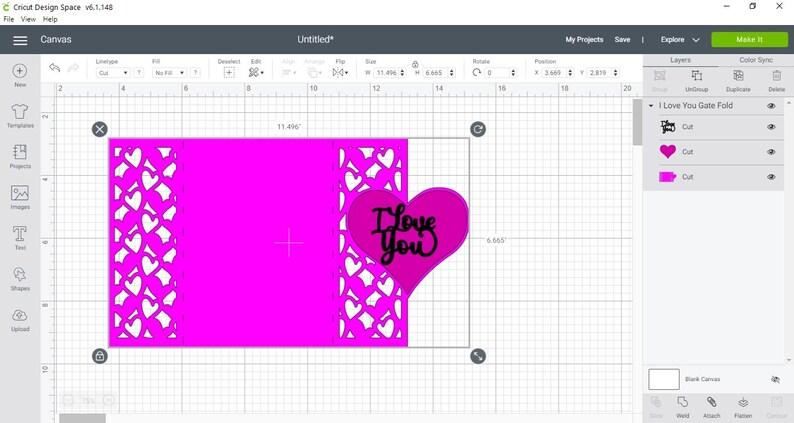 Bundle Valentine's Day Svg Set 3 Card Cricut SVG Layered Cut Files Bear ...