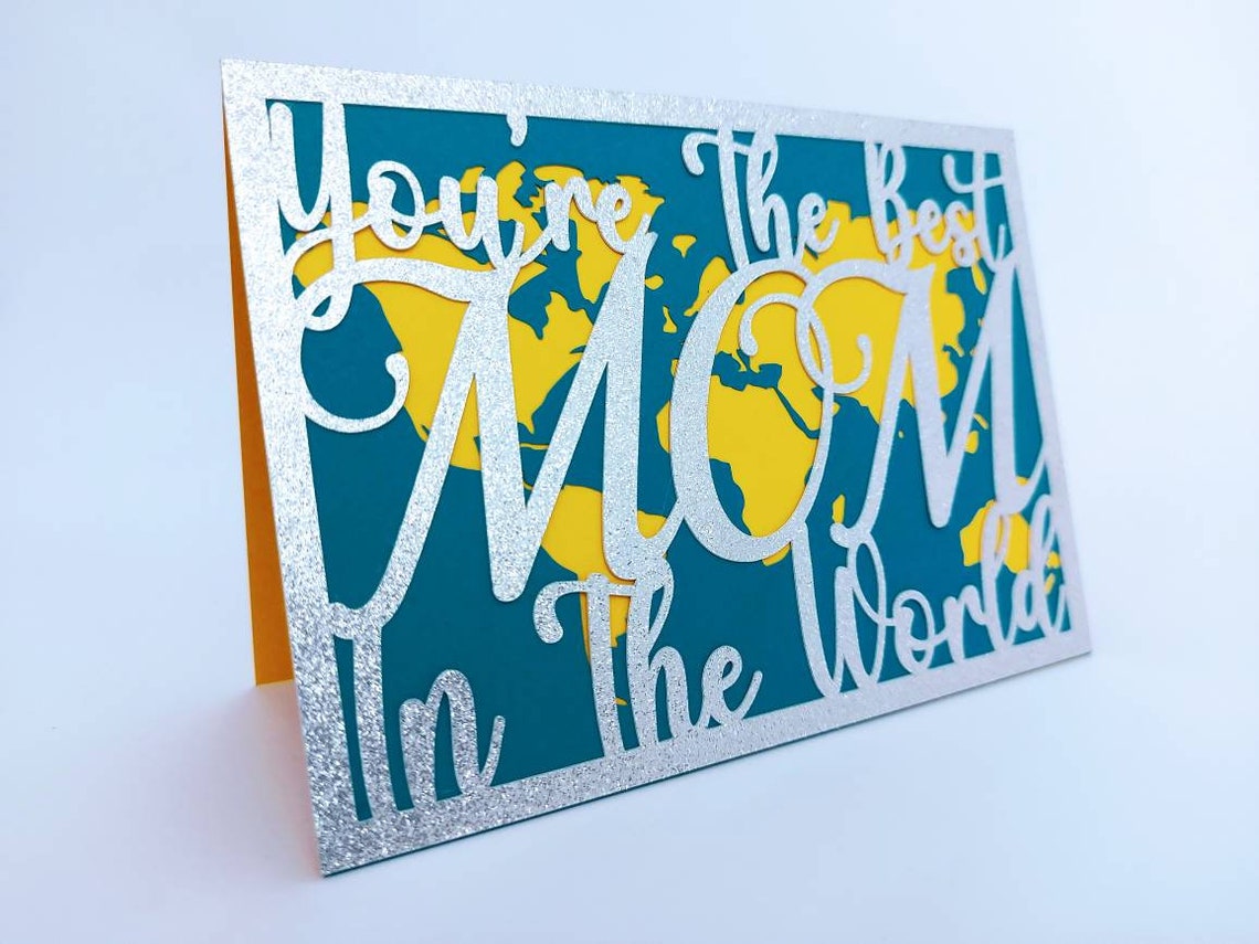 Download Mother's Day Card SVG Cut Files Cricut Folder Card Happy ...