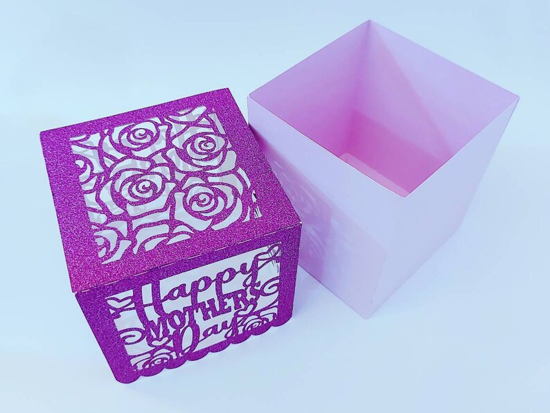 Download Mother's Day SVG Box Cricut DIY Cut Files Cricut Gift Box | Etsy