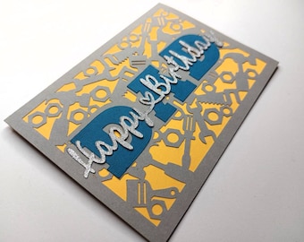 Birthday dad Card svg I Love You DAD Card SVG Cricut Happy Birthday Dad Laser Cut Templates Silhouette Cameo Fathers Dad Cricut svg file