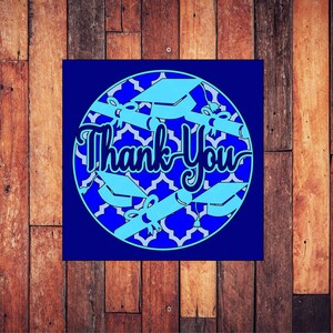 SVG Graduation Card Class of 2025 Folder Card Invitation 5x5 inches Layered SVG Cricut Senior greeting card Thank You Cameo with envelope