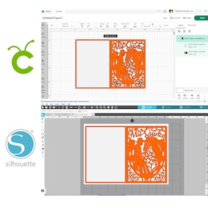SVG Laser Cut Invitation Template MIS QUINCE Folder Card Cricut Girl Horse Roses Cricut Mexican Quinceanera Charra Card Silhouette Cameo 15 image 2