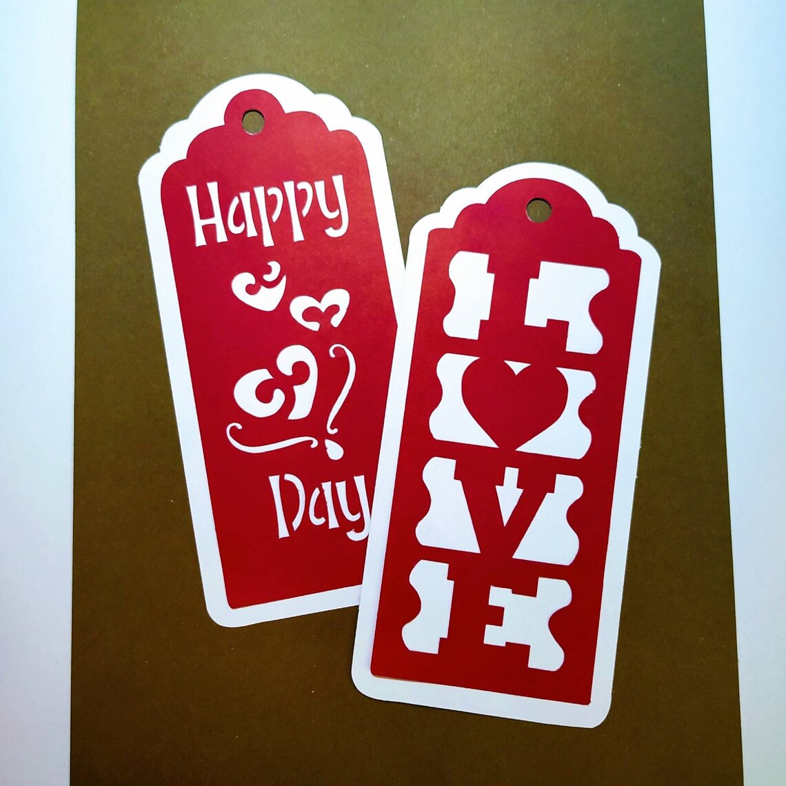 Set 3 Bookmark SVG Valentines Day Gifts Bookmarks Diy Cricut - Etsy