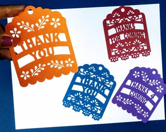 Thanks for coming svg tag templates Cricut Thank You Tags svg Papel Picado Cricut Joy Cricut Maker Silhouette Cameo Templates thank you card