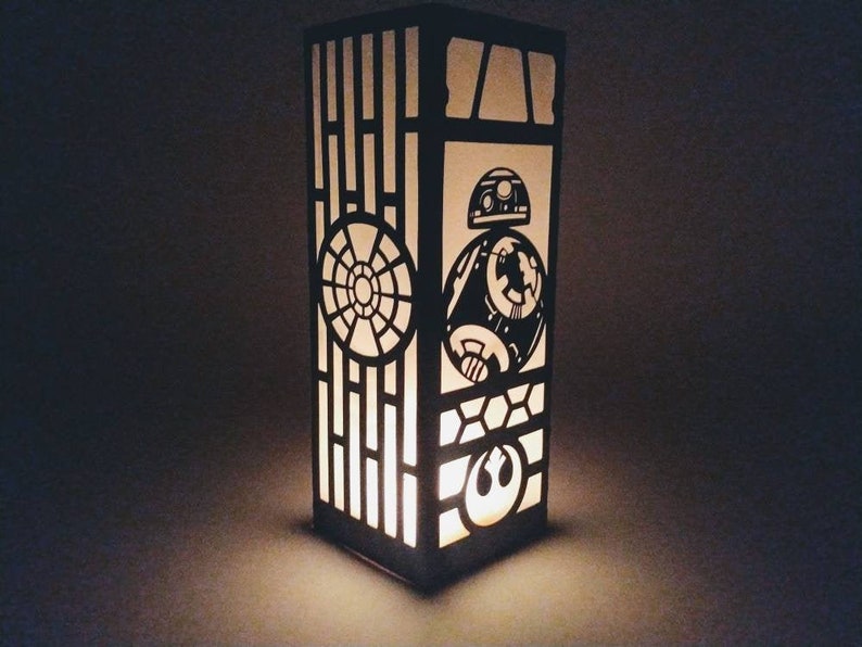 Download SVG Lantern Template Cricut Star Robot Room Decor Wars | Etsy