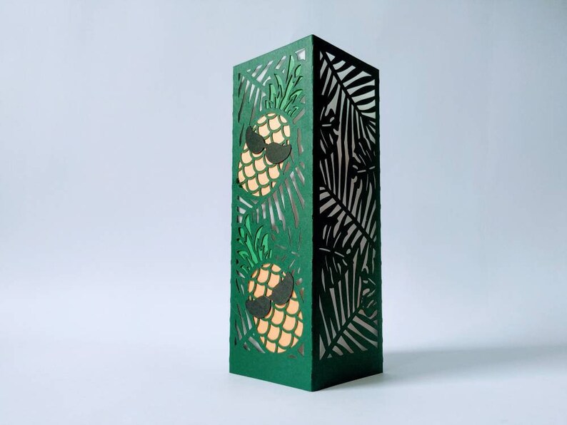 Download SVG 3D Lantern Cut File Cricut Pineapple with sunglasses ...