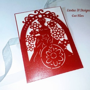 Modèle d'Invitation SVG Quinceanera mexicain Cricut 15 years