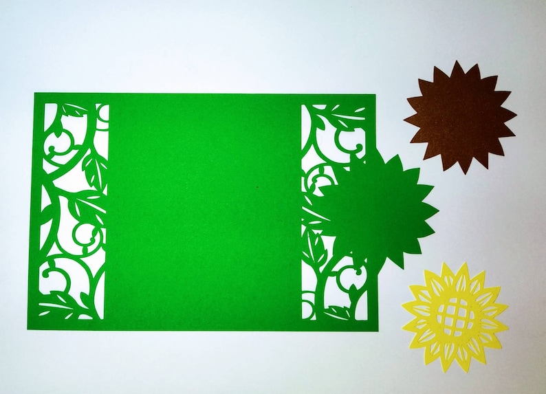Download Sunflowers SVG Cricut Cut File Mothers Day Card Templates ...