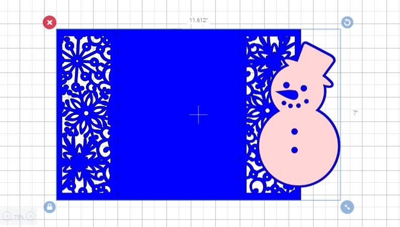 SVG Laser Cut Templates Files Cricut Merry Christmas Cards | Etsy