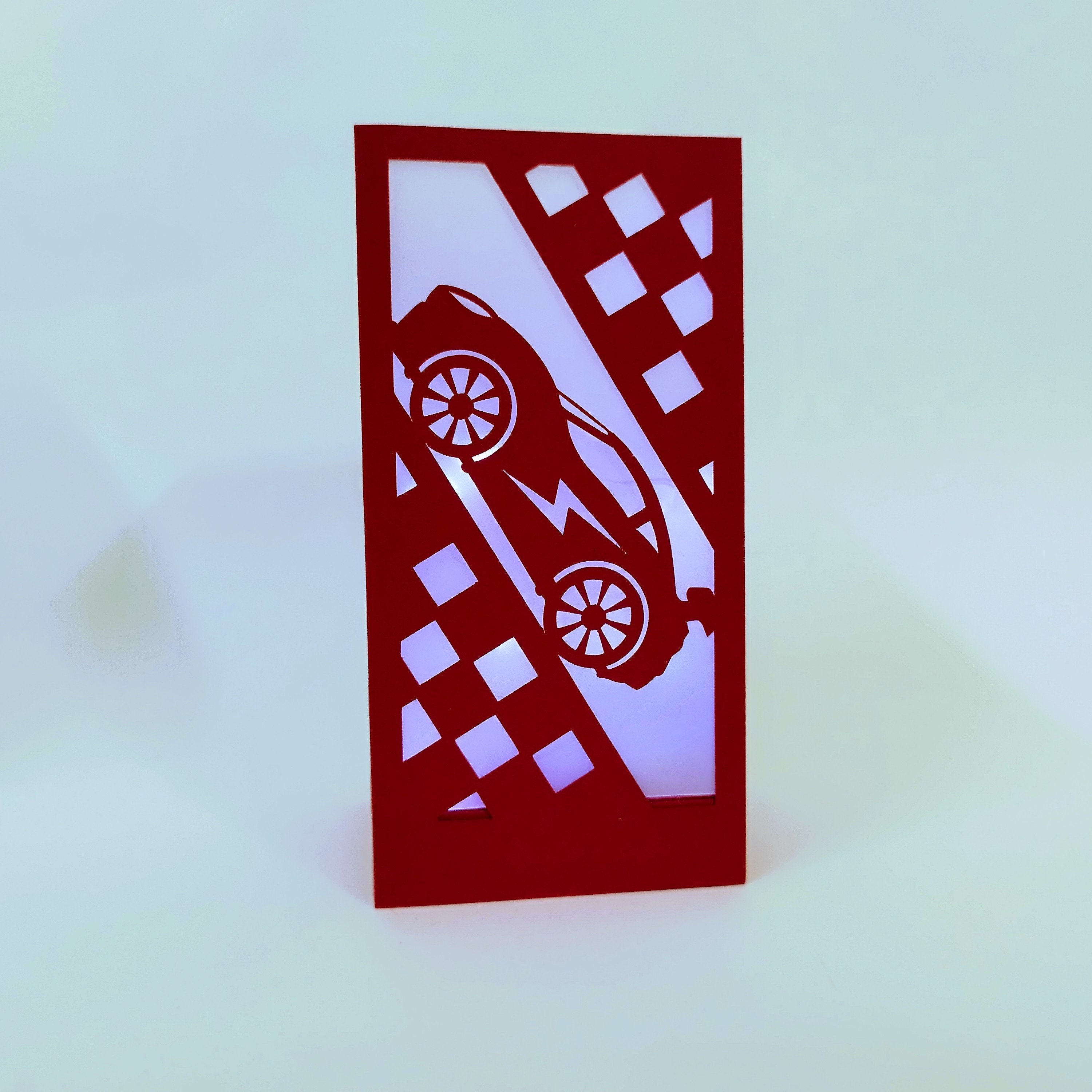 Set 2 SVG Lantern Templates 3D Cricut Centerpiece Auto Car Racing Cut ...