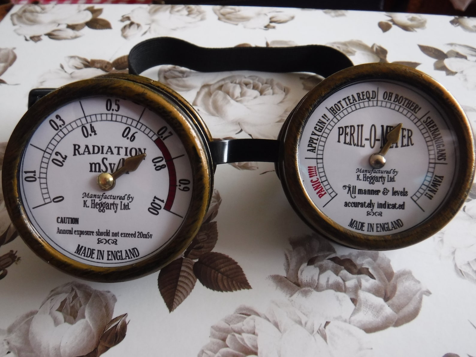 Steampunk Goggle Inserts imitation Gauge Goggles/glass Etsy UK