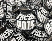 Fresh Pots Coffee Enamel Pin Them Crooked Vultures