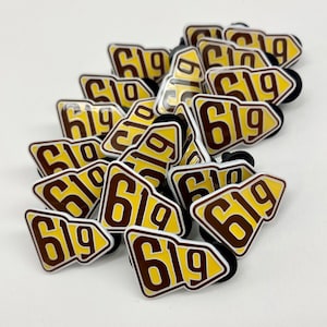 Area Code Pins - 619