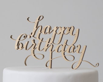 Happy Birthday : Cake Topper