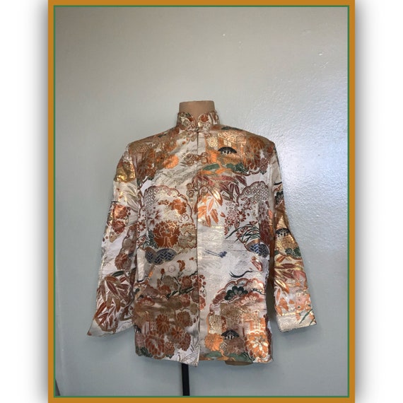 1970’s Changshan Style beautiful Mandarin collar j