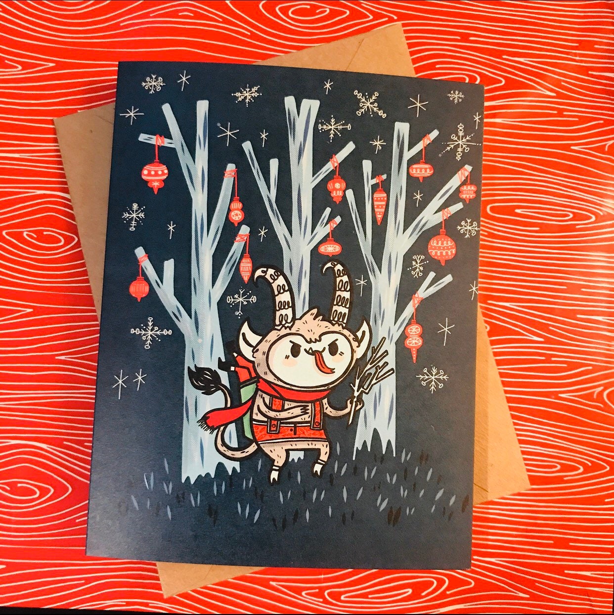 Krampus Christmas Card for the Holidays | Christmas Card | Holiday Ca…